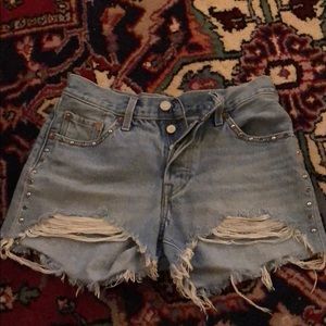 Levi’s high waist shorts